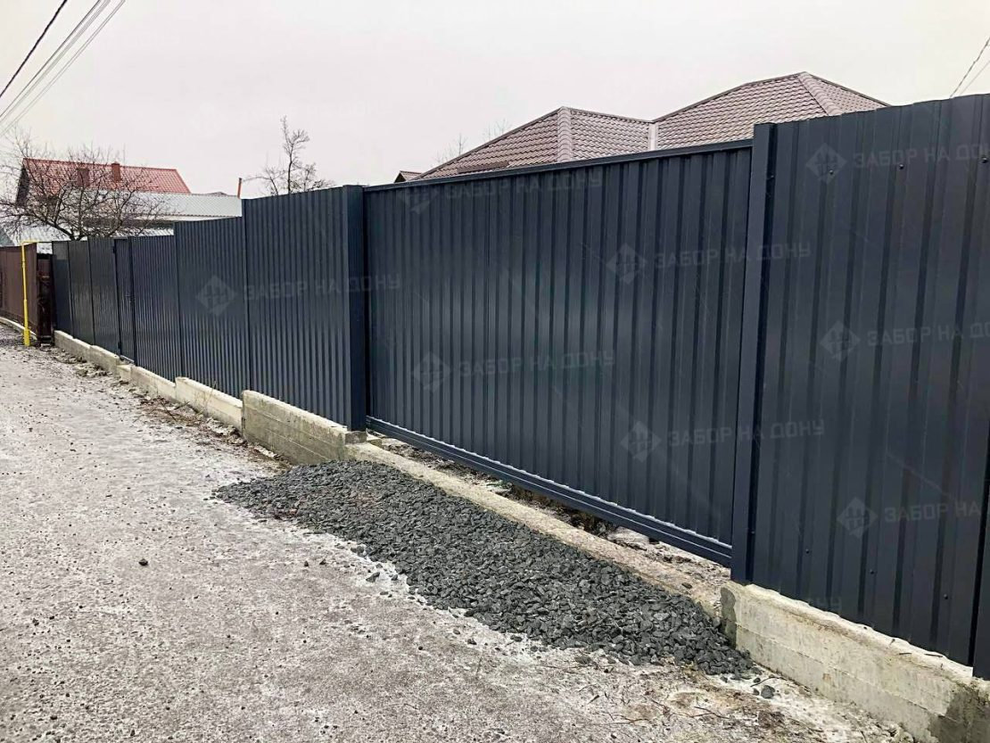Автоматические откатные ворота с электроприводом  в Темрюке